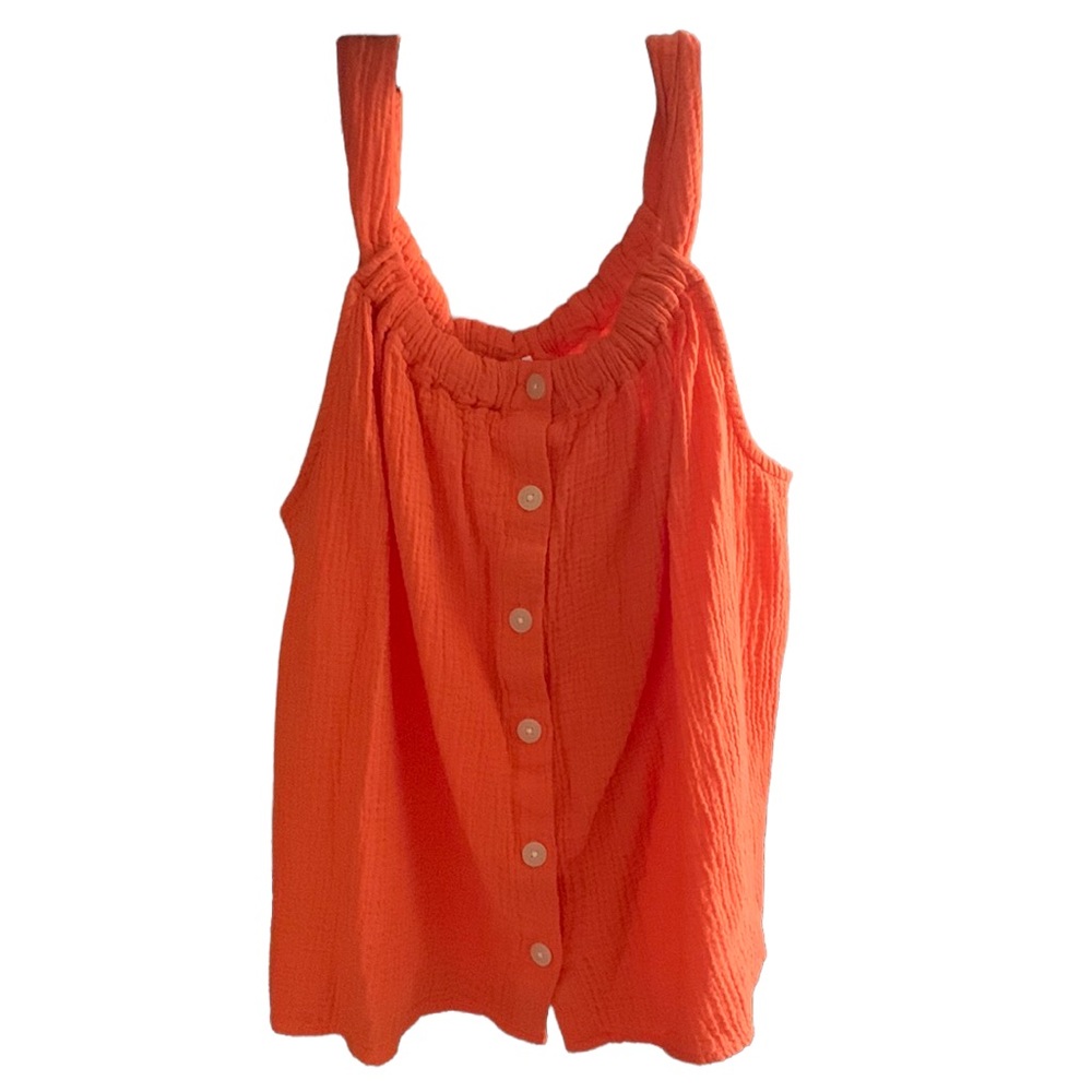 Gap tank top. Size Large. Coral.